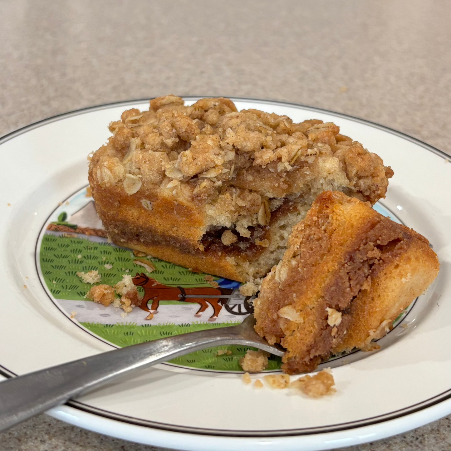 Cinnamon Streusel Coffee Cake